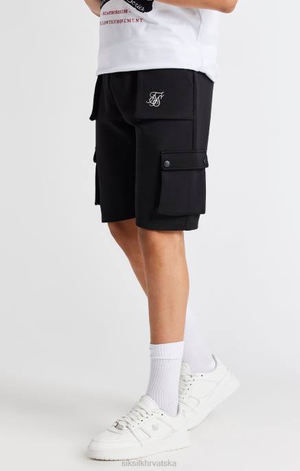 SikSilk dječaci crni teret kratki D088315 odjeća
