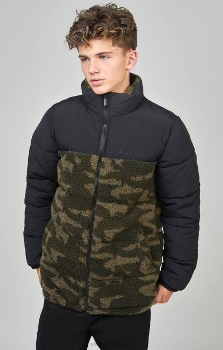 SikSilk dječaci camo borg pufer jakna D088297 odjeća