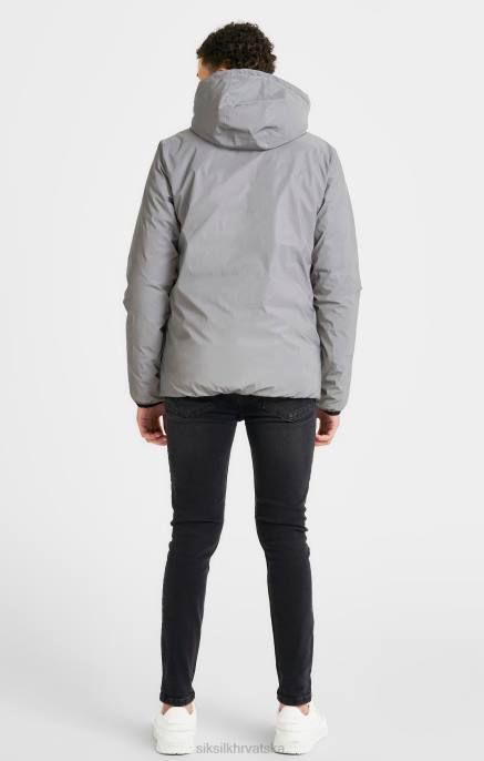 SikSilk dječaci siva reverzibilna bubble jakna D088298 odjeća
