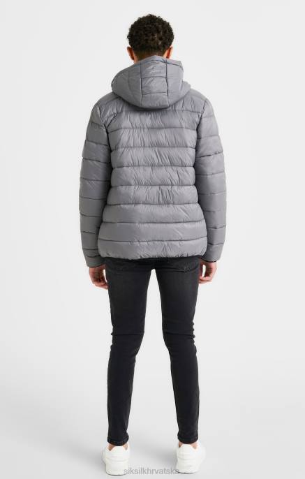 SikSilk dječaci siva reverzibilna bubble jakna D088298 odjeća