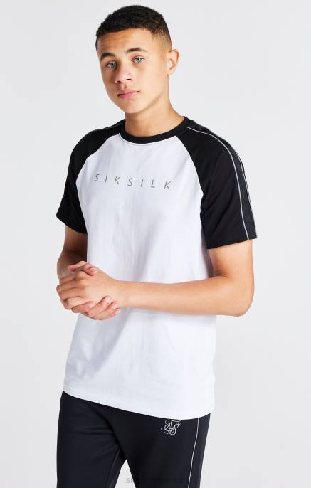 SikSilk dječaci bijela raglan majica D088284 odjeća