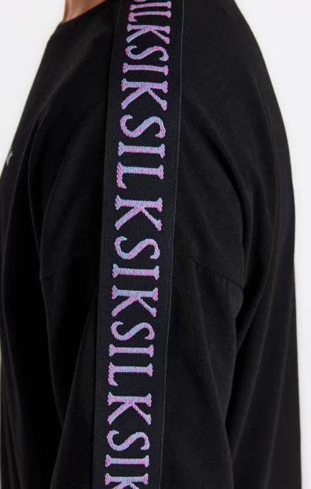 SikSilk dječaci crna majica kratkih rukava D088285 odjeća