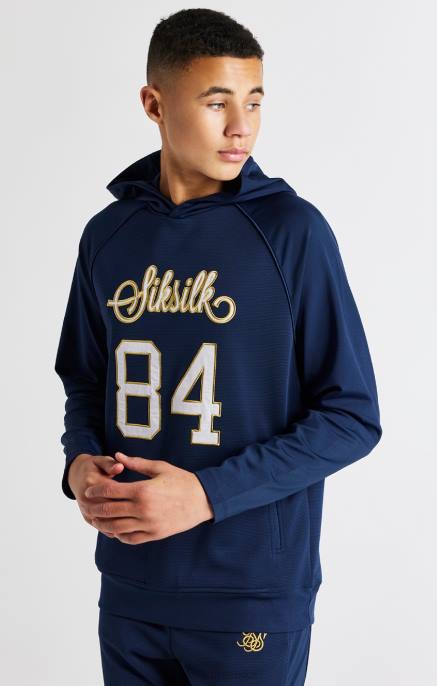 SikSilk dječaci tamnoplava retro majica s kapuljačom D088294 odjeća