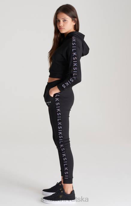 SikSilk djevojke crne ljepljive trenirke D088349 odjeća