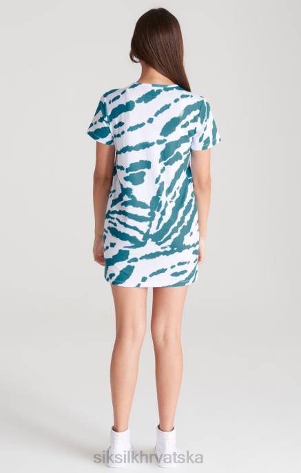 SikSilk djevojke bijela tie dye majica haljina D088343 odjeća