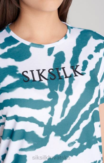 SikSilk djevojke bijela tie dye majica haljina D088343 odjeća