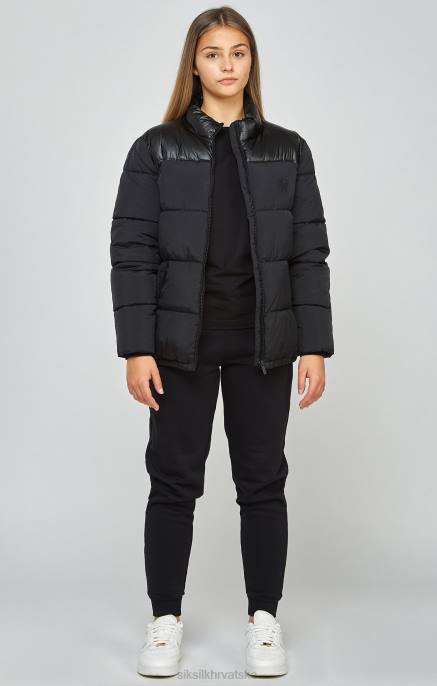 SikSilk djevojke crna jakna s patentnim zatvaračem D088340 odjeća