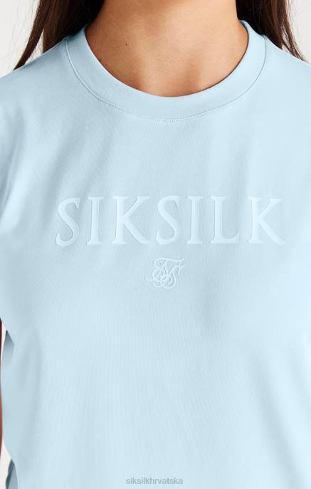 SikSilk djevojke brendirana majica - plava D088319 odjeća