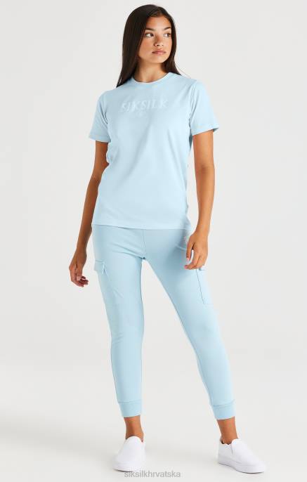 SikSilk djevojke brendirana majica - plava D088319 odjeća