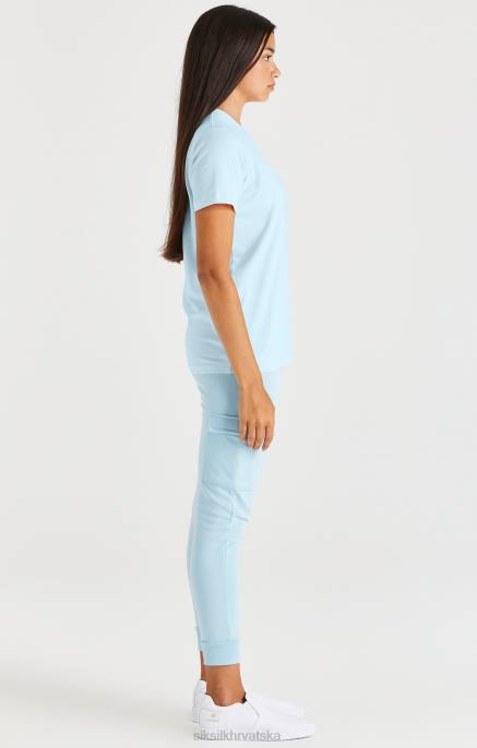 SikSilk djevojke brendirana majica - plava D088319 odjeća