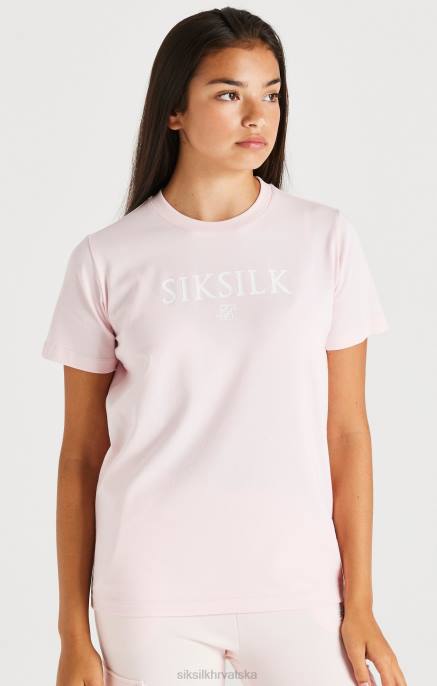 SikSilk djevojke brendirana majica - ružičasta D088317 odjeća