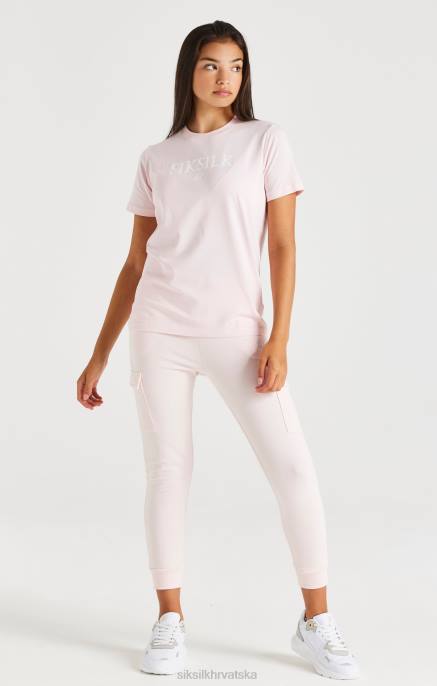 SikSilk djevojke brendirana majica - ružičasta D088317 odjeća