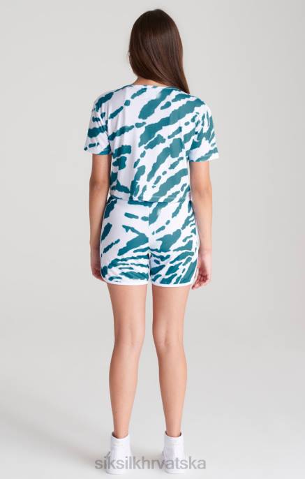 SikSilk djevojke white tie dye skraćena majica D088323 odjeća
