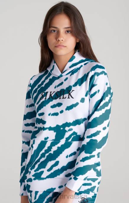 SikSilk djevojke bijela majica s kapuljačom D088339 odjeća