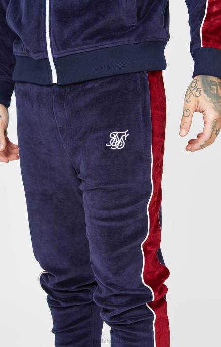 SikSilk muškarci mornarske trenirke od velura D088521 odjeća