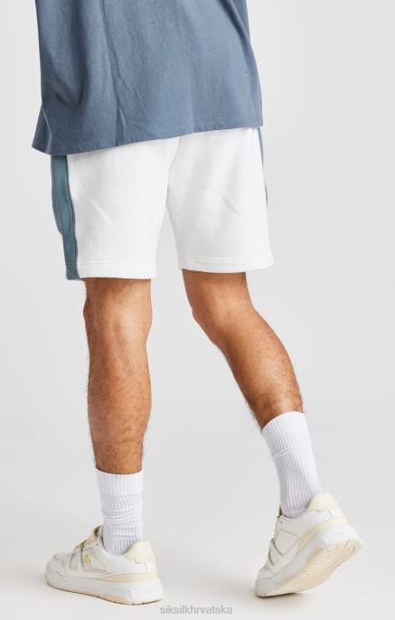 SikSilk muškarci bijela ruža vez kratak D088584 odjeća