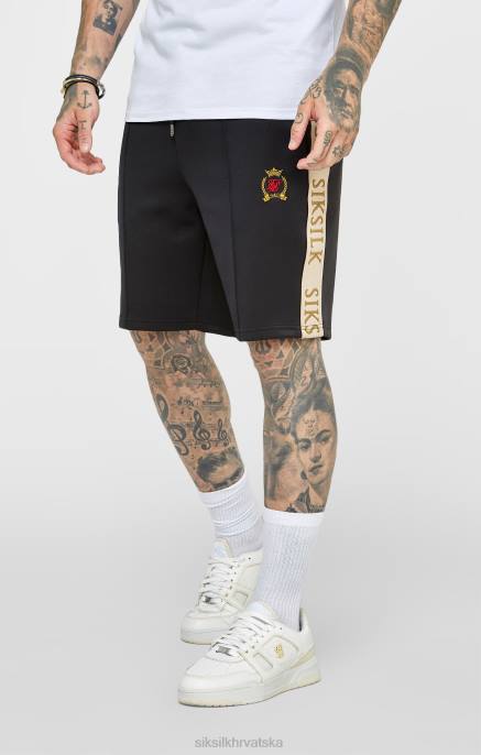 SikSilk muškarci crna kresta kratka D088577 odjeća