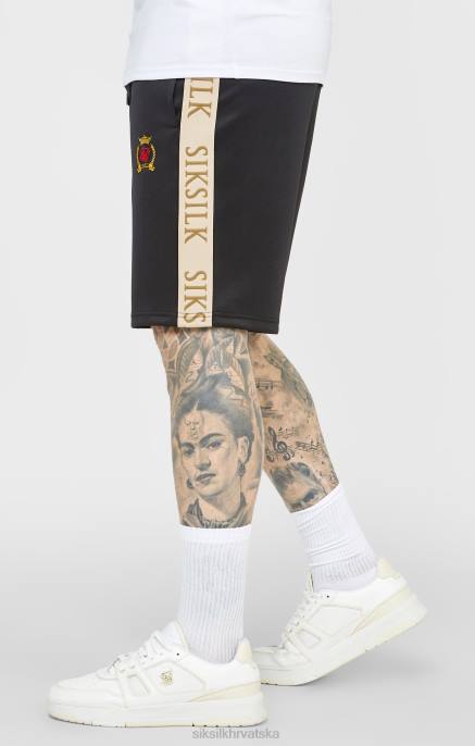 SikSilk muškarci crna kresta kratka D088577 odjeća