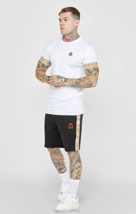 SikSilk muškarci crna kresta kratka D088577 odjeća