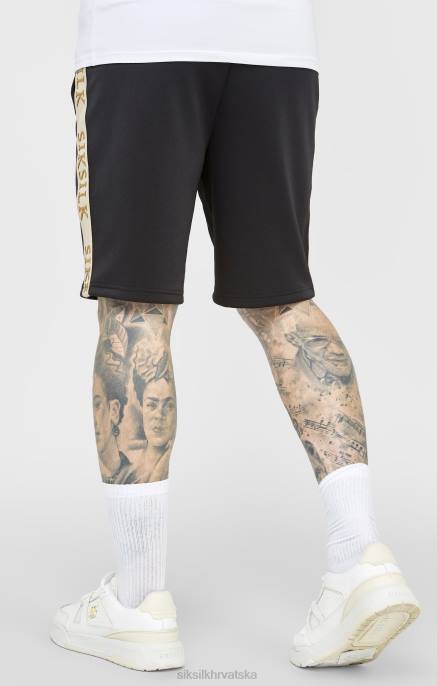 SikSilk muškarci crna kresta kratka D088577 odjeća