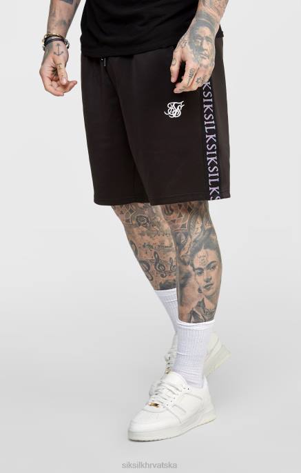 SikSilk muškarci crna ljepljiva kratka D088611 odjeća