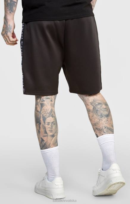 SikSilk muškarci crna ljepljiva kratka D088611 odjeća