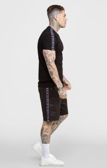 SikSilk muškarci crna ljepljiva kratka D088611 odjeća