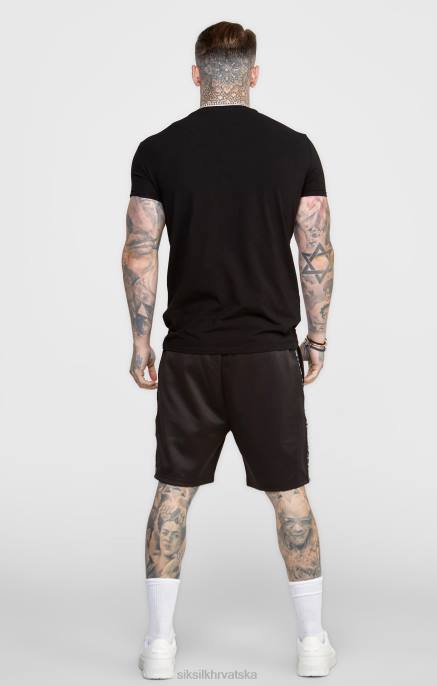 SikSilk muškarci crna ljepljiva kratka D088611 odjeća