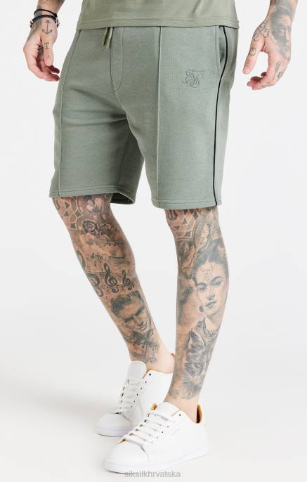SikSilk muškarci kaki pametno kratko D088612 odjeća