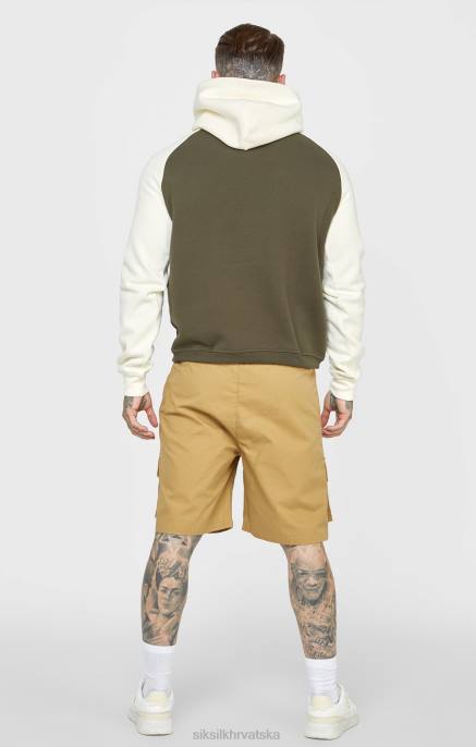SikSilk muškarci tan ripstop cargo kratak D088585 odjeća