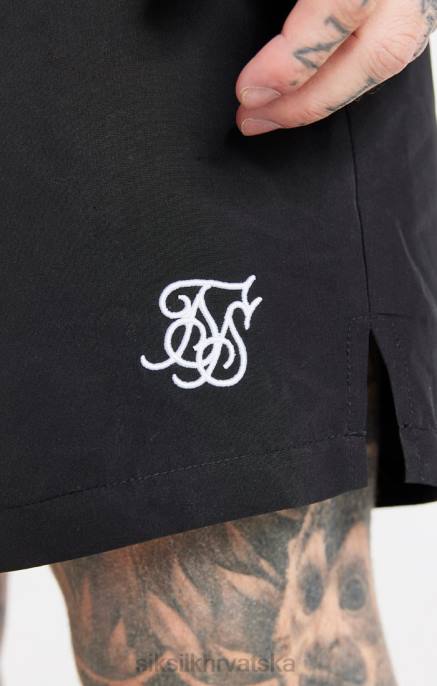 SikSilk muškarci crne esencijalne kratke kupaće hlače D088617 odjeća