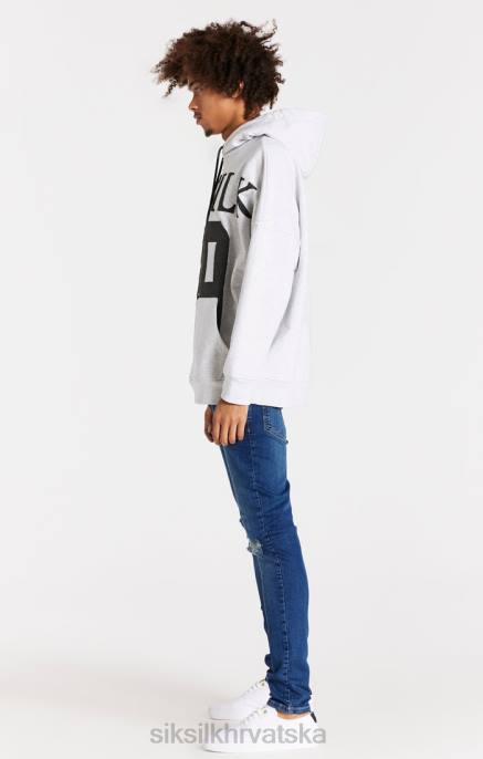 SikSilk muškarci plave traperice uskog kroja na duge staze D088563 odjeća