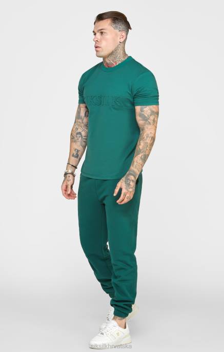 SikSilk muškarci zeleni opušteni trkač D088541 odjeća