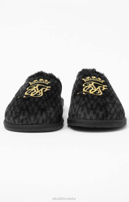 SikSilk x muškarci messi crne papuče D08823 obuća