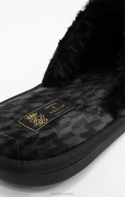 SikSilk x muškarci messi crne papuče D08823 obuća