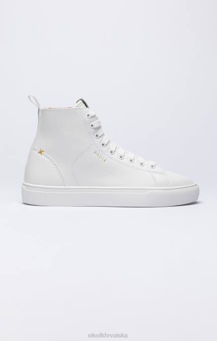 SikSilk muškarci bijele klasične visoke tenisice D08819 obuća