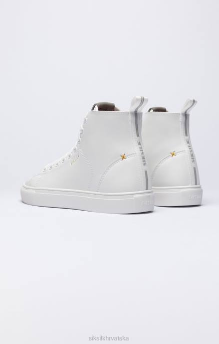 SikSilk muškarci bijele klasične visoke tenisice D08819 obuća