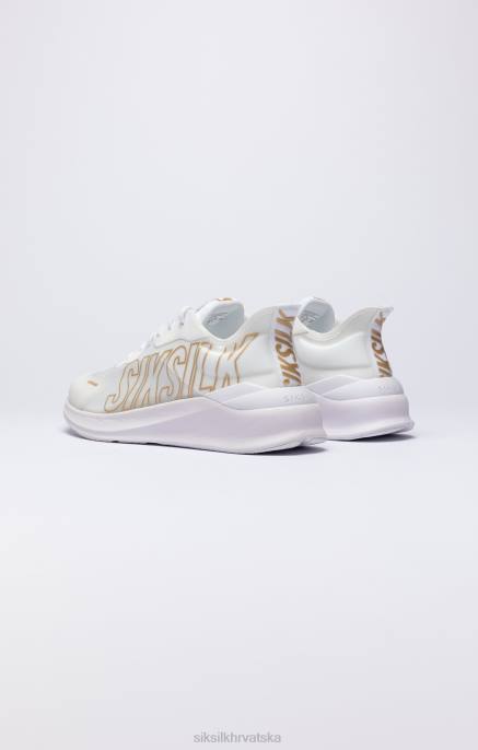 SikSilk muškarci bijeli mako performance trkački trenažer D08820 obuća