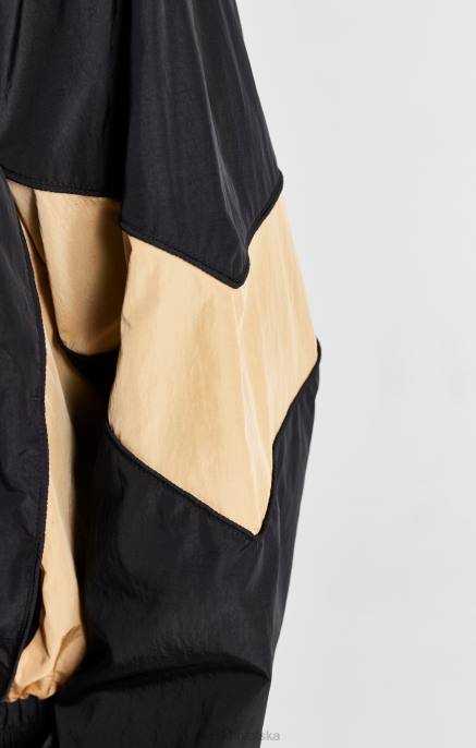 SikSilk muškarci crna obložena bomber jakna D088468 odjeća