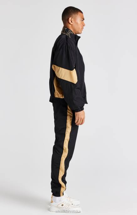 SikSilk muškarci crna obložena bomber jakna D088468 odjeća