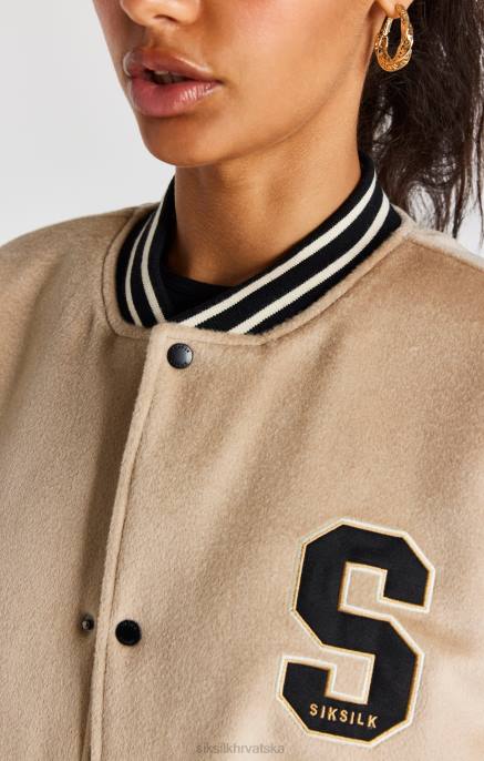 SikSilk muškarci ekru godišnjica sveučilišna jakna D088486 odjeća