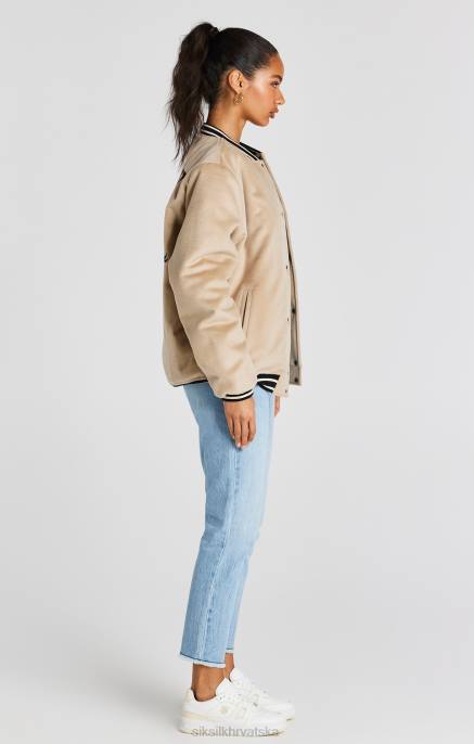 SikSilk muškarci ekru godišnjica sveučilišna jakna D088486 odjeća