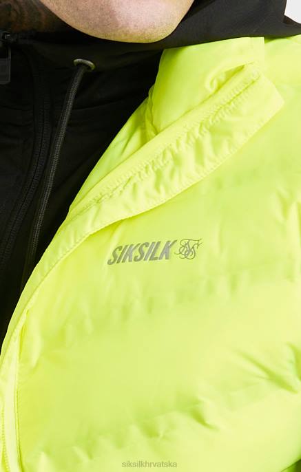 SikSilk muškarci žuta sportska jakna D088492 odjeća
