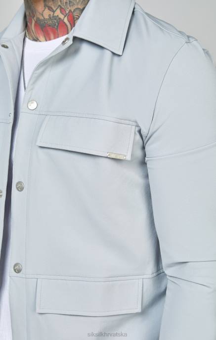 SikSilk muškarci siva utility majica D088462 odjeća