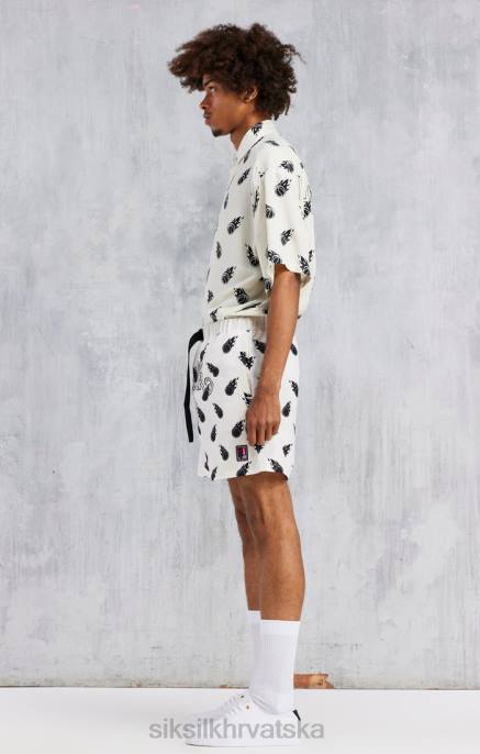 SikSilk x muškarci space jam ecru print oversized košulja D088463 odjeća