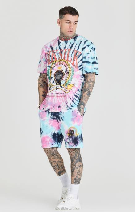 SikSilk muškarci tie dye sveučilišna prevelika majica D088403 odjeća