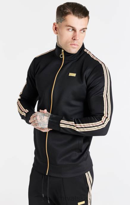 SikSilk muškarci crni lijevak zatvarač kroz D088446 odjeća