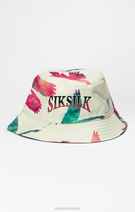 SikSilk uniseks crni obrnuti šešir s otiskom D088232 oprema