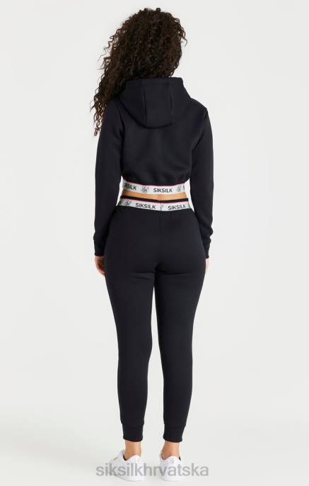 SikSilk žene crne trenirke D088185 odjeća