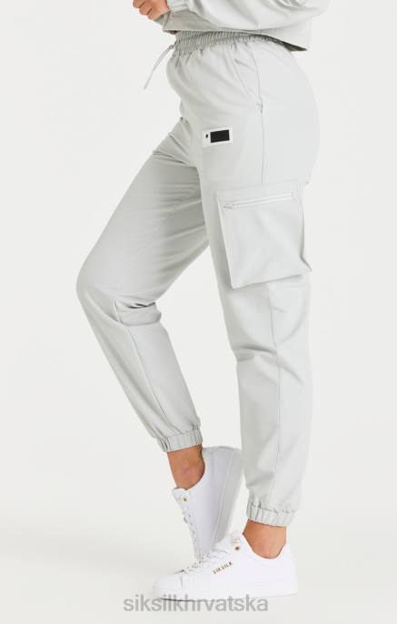 SikSilk žene sive teretne trenirke D088179 odjeća